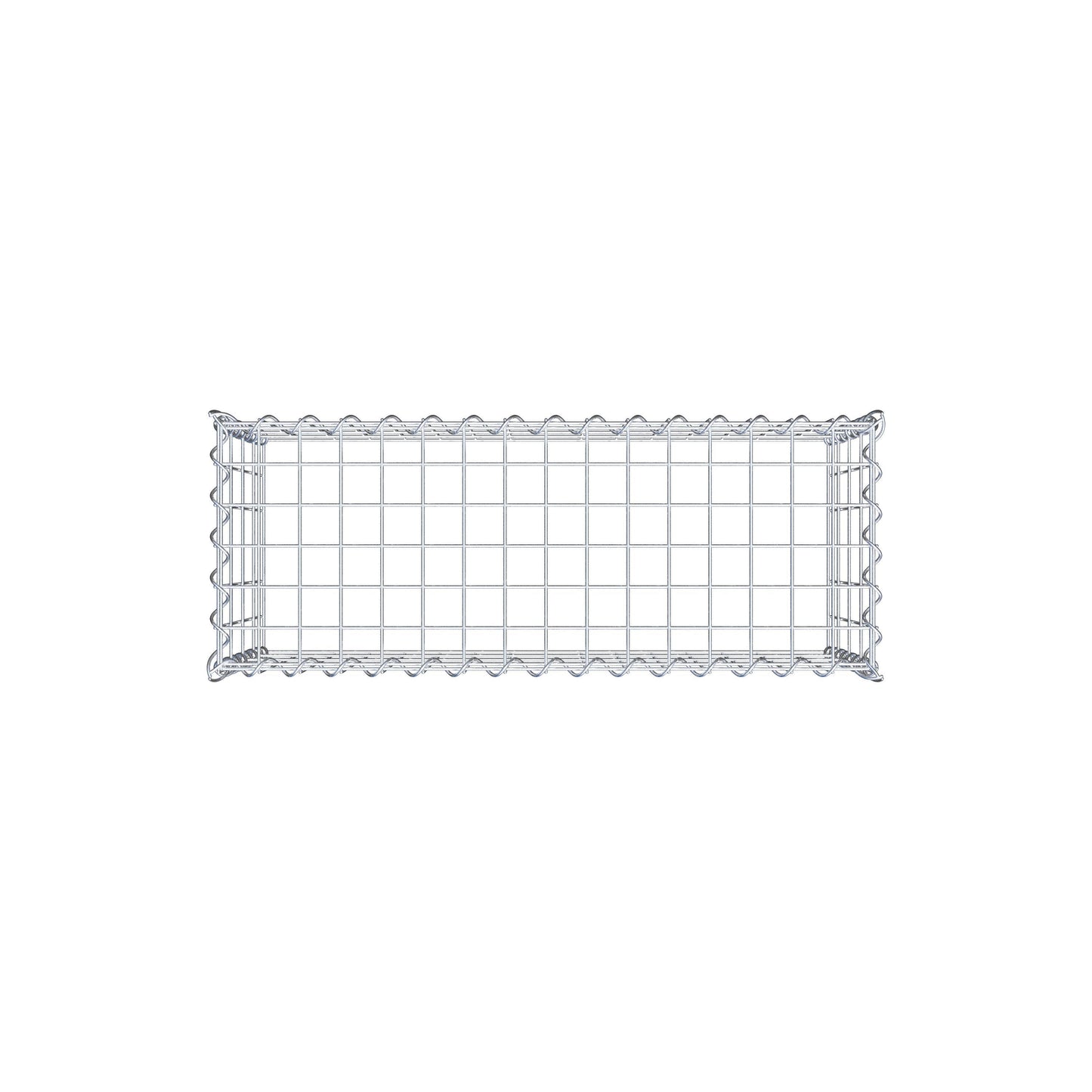 Extra gabion typ 3 80 cm x 40 cm x 30 cm (L x H x D), maskstorlek 5 cm x 10 cm, spiral