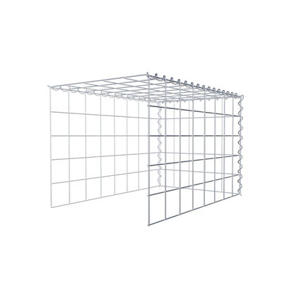 Anbaugabione Typ 4 80 cm x 50 cm x 50 cm (L x H x T), Maschenweite 10 cm x 10 cm, Spirale