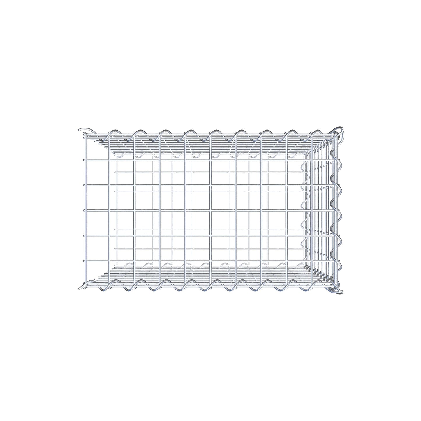 Grown-on gabion type 2 50 cm x 50 cm x 30 cm (L x H x D), mesh size 5 cm x 5 cm, spiral