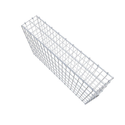 Gabion 100 cm x 60 cm x 20 cm (L x H x P), mailles 5 x 10 cm, anneau en spirale