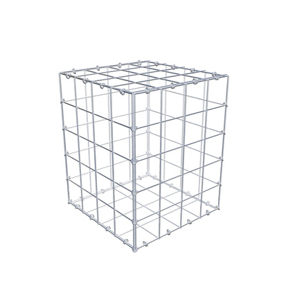 Gabião 50 cm x 40 cm x 40 cm (C x A x P), malhagem 10 cm x 10 cm, anel C