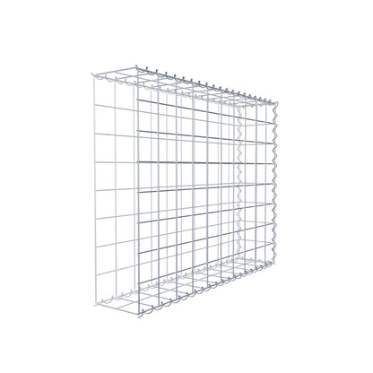 Gabião tipo 2 100 cm x 80 cm x 20 cm (C x A x P), malhagem 10 cm x 10 cm, espiral