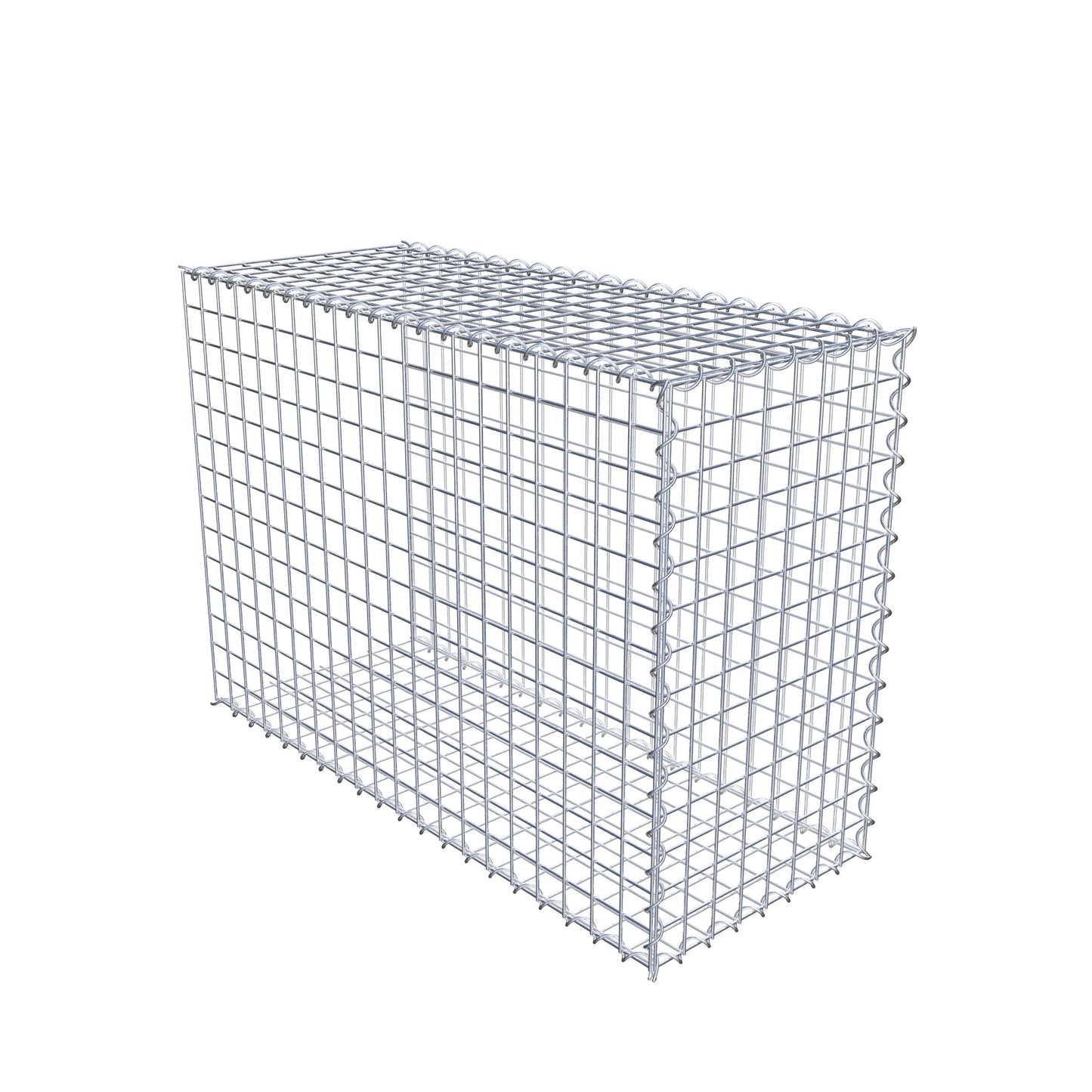 Extra gabion typ 2 100 cm x 70 cm x 40 cm (L x H x D), maskstorlek 5 cm x 5 cm, spiral