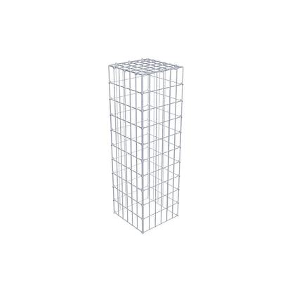 Typ 3 påbyggnadsgabion 100 cm x 30 cm x 30 cm (L x H x D), maskstorlek 5 cm x 10 cm, C-ring