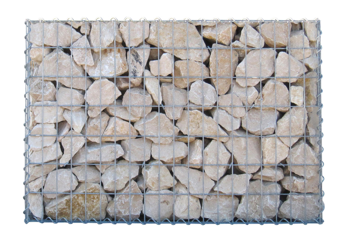 Gabião 100 cm x 70 cm x 30 cm (C x A x P), malhagem 5 cm x 10 cm, espiral