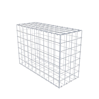 Gabião 100 cm x 70 cm x 40 cm (C x A x P), malhagem 10 x 10 cm, anel espiral