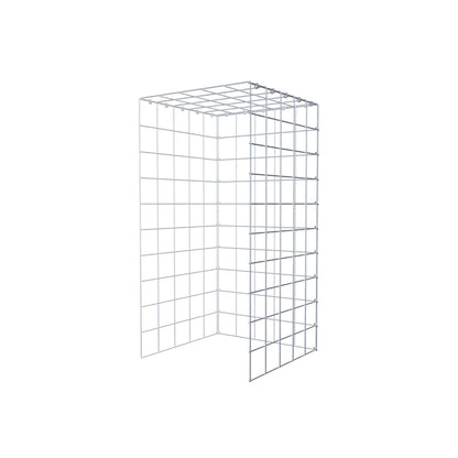 Extra gabion typ 4 100 cm x 50 cm x 50 cm (L x H x D), maskstorlek 10 cm x 10 cm, C-ring