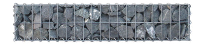 Schanskorf 100 cm x 20 cm x 30 cm (L x H x D), maaswijdte 5 cm x 10 cm, spiraalvormig