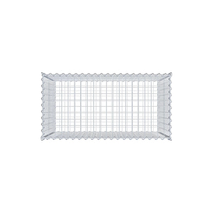 Gabion 100 cm x 70 cm x 50 cm (L x H x D), maskestørrelse 5 cm x 5 cm, spiral