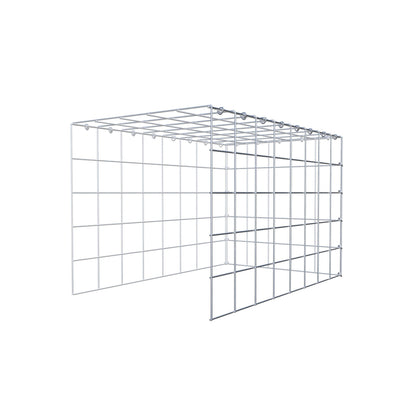 Pila adicional tipo 4 80 cm x 50 cm x 50 cm (L x A x P), malla 10 cm x 10 cm, anillo en C