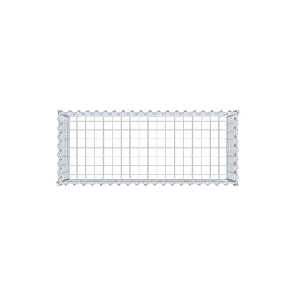 Gabion rapporté type 3 100 cm x 40 cm x 40 cm (L x H x P), mailles 5 cm x 5 cm, spirale
