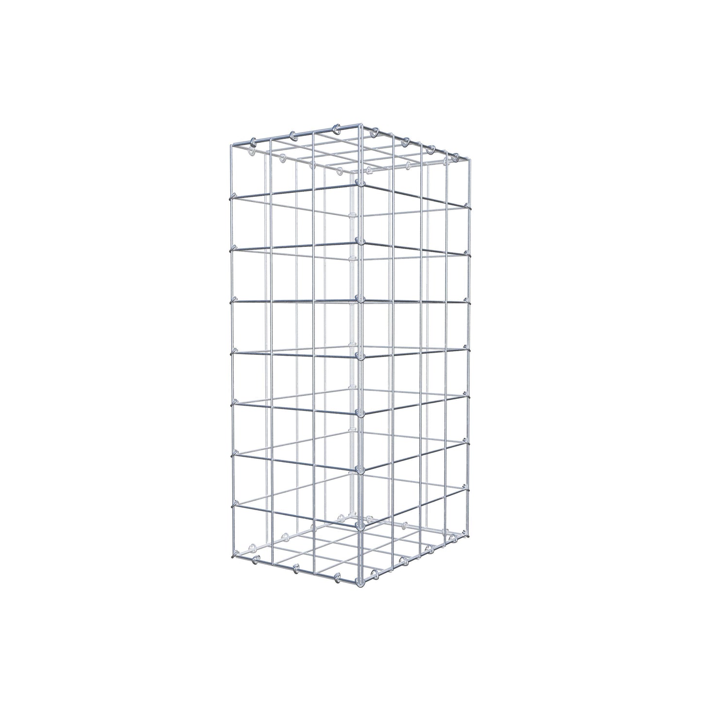Gabion 80 cm x 40 cm x 30 cm (L x H x D), maskestørrelse 10 cm x 10 cm, C-ring