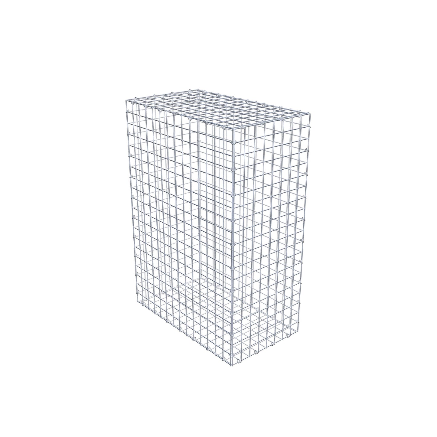 Gavión 100 cm x 70 cm x 40 cm (L x A x P), malla 5 cm x 5 cm, anillo en C