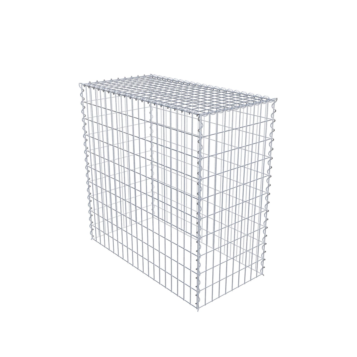 Extra gabion typ 3 100 cm x 100 cm x 50 cm (L x H x D), maskstorlek 5 cm x 10 cm, spiral