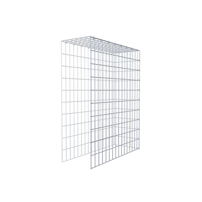 Monteret gabion type 4 100 cm x 80 cm x 30 cm (L x H x D), maskestørrelse 5 cm x 10 cm, C-ring