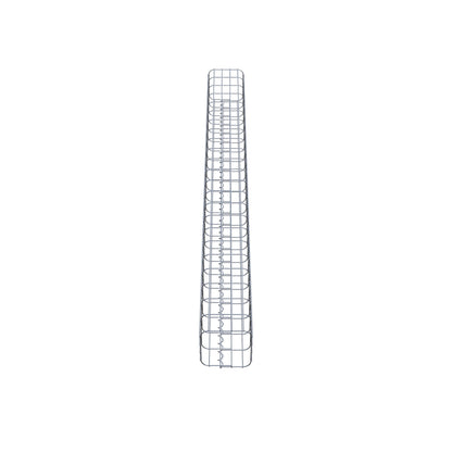 Gabion column square 22 cm x 22 cm, 230 cm high, MW 5 cm x 10 cm