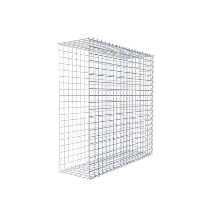 Opvokset gabion type 2 100 cm x 100 cm x 30 cm (L x H x D), maskestørrelse 5 cm x 5 cm, spiral