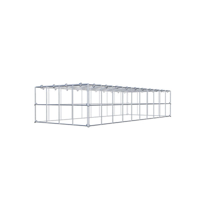 Anbaugabione Typ 3 100 cm x 20 cm x 40 cm (L x H x T), Maschenweite 10 cm x 10 cm, C-Ring