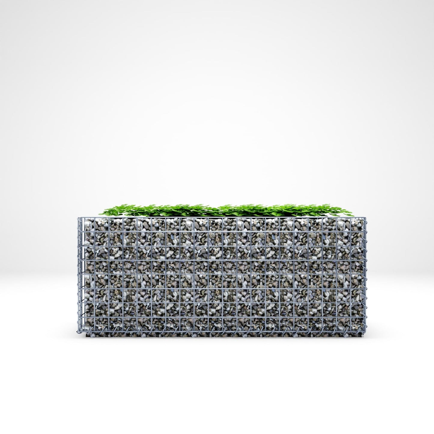 Højbed firkantet 100 cm x 40 cm x 40 cm (L x H x D), maskestørrelse 5 x 5 cm, vægtykkelse 10 cm