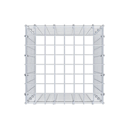Monteret gabion type 3 40 cm x 40 cm x 40 cm (L x H x D), maskestørrelse 5 cm x 5 cm, C-ring