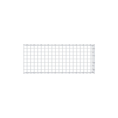 Gavión complementario de tipo 4 100 cm x 20 cm x 40 cm (largo x alto x fondo), malla 5 cm x 10 cm, anillo en C