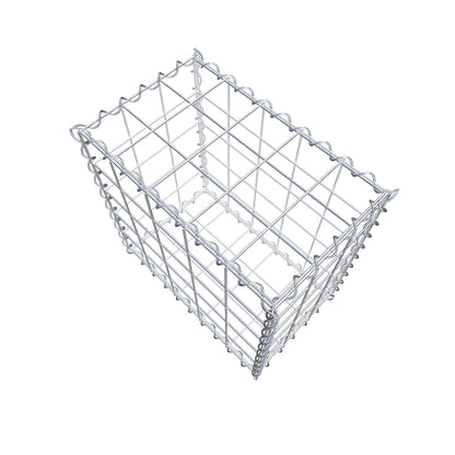 Gabion 50 cm x 50 cm x 30 cm (L x H x D), maskstorlek 10 cm x 10 cm, spiral