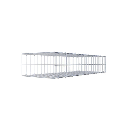 Gabião Tipo 2 100 cm x 20 cm x 40 cm, malhagem 5 cm x 10 cm, anel C