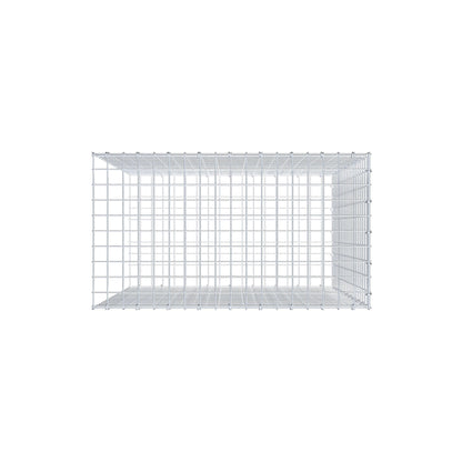 Gabião Tipo 2 100 cm x 90 cm x 50 cm (C x A x P), malhagem 5 cm x 5 cm, anel C