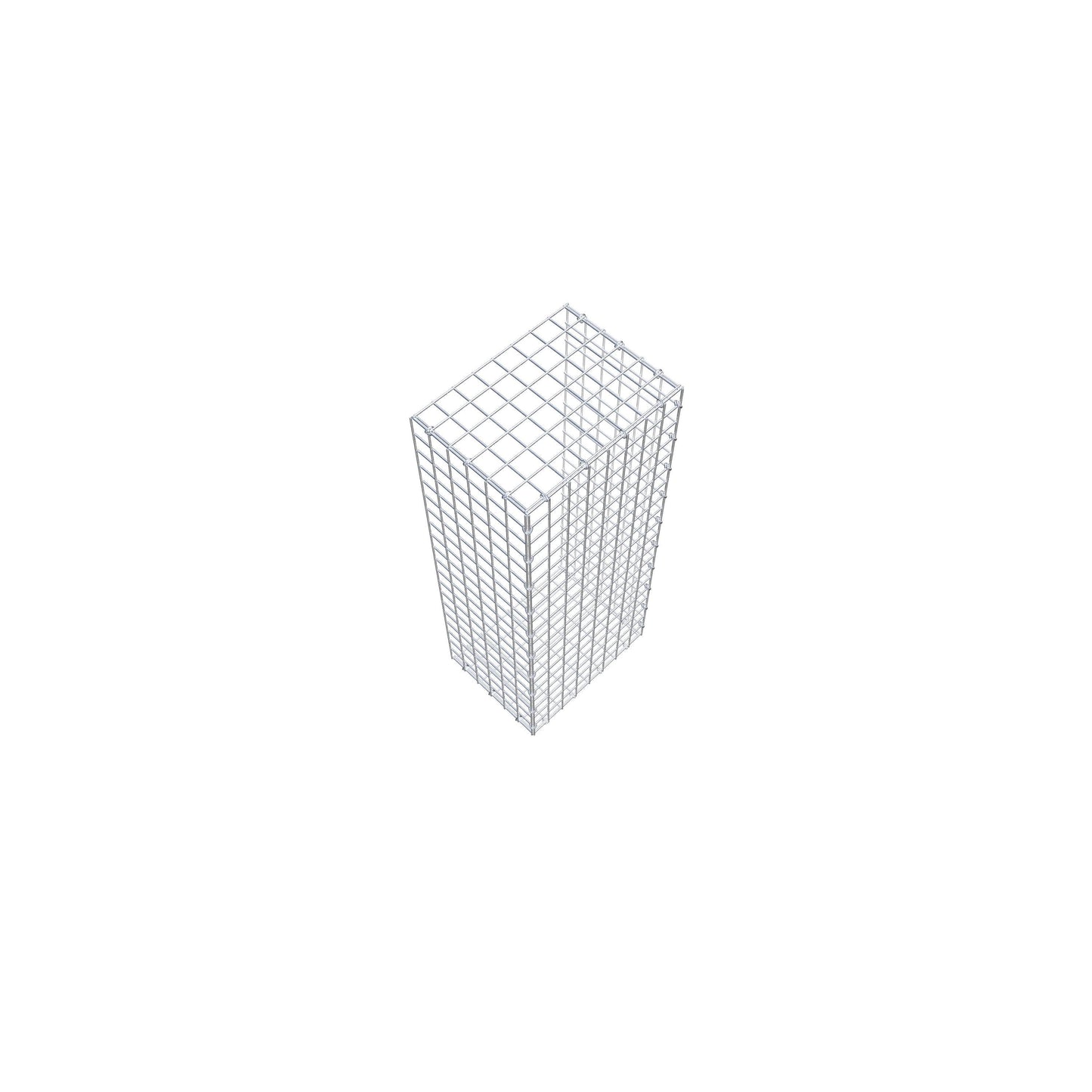 Fourche rapportée type 2 100 cm x 30 cm x 40 cm (L x H x P), mailles 5 cm x 5 cm, anneau C