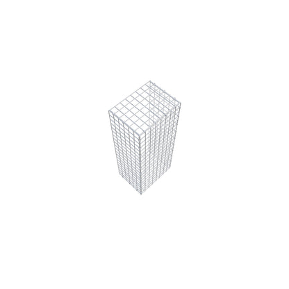 Fourche rapportée type 2 100 cm x 30 cm x 40 cm (L x H x P), mailles 5 cm x 5 cm, anneau C
