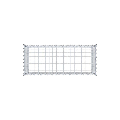 Gavión complementario tipo 3 100 cm x 50 cm x 40 cm (L x A x P), malla 5 cm x 5 cm, espiral