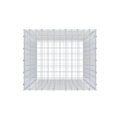 Gabion 100 cm x 60 cm x 50 cm (L x H x D), maskstorlek 5 cm x 5 cm, C-ring