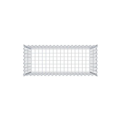 Extra gabion typ 3 100 cm x 70 cm x 40 cm (L x H x D), maskstorlek 5 cm x 10 cm, spiral