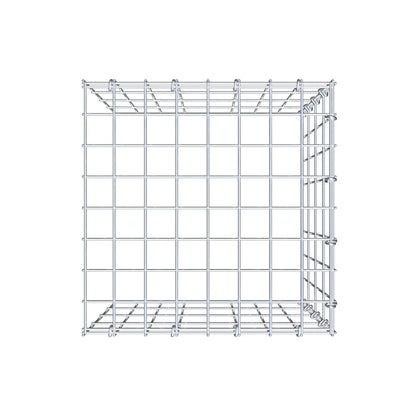 Gavión adicional tipo 4 40 cm x 40 cm x 40 cm (L x A x P), malla 5 cm x 10 cm, anillo en C