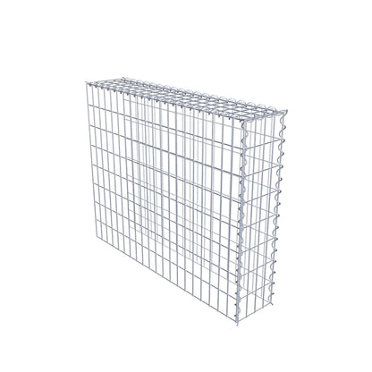 Anbaugabione Typ 4 100 cm x 80 cm x 20 cm (L x H x T), Maschenweite 5 cm x 10 cm, Spirale