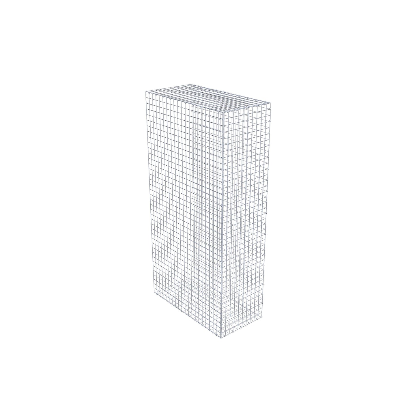 Fästbar gabion typ 2 200 cm x 100 cm x 50 cm (L x H x D), maskstorlek 5 cm x 5 cm, C-ring
