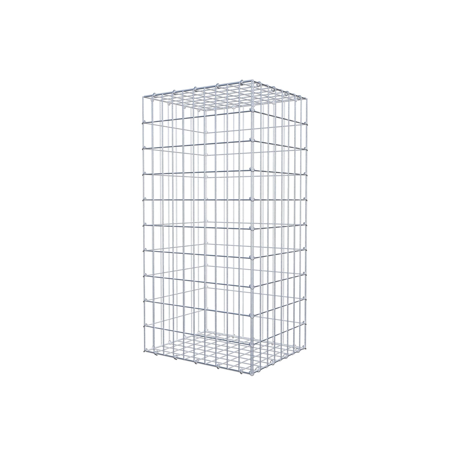Schanskorf 100 cm x 40 cm x 50 cm (L x H x D), maaswijdte 5 cm x 10 cm, C-ring