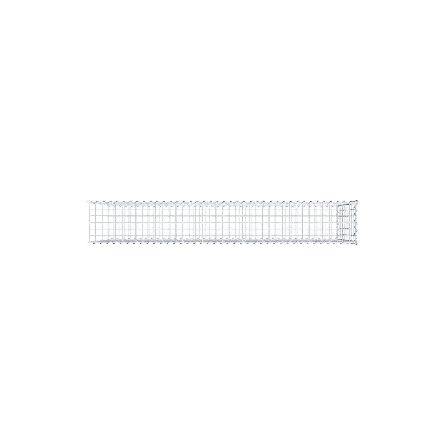 Add-on schanskorf type 2 200 cm x 100 cm x 30 cm (L x H x D), maaswijdte 5 cm x 10 cm, spiraalvormig