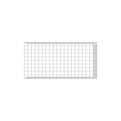 Anbaugabione Typ 4 100 cm x 30 cm x 50 cm (L x H x T), Maschenweite 5 cm x 5 cm, C-Ring