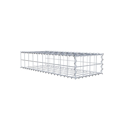 Gabião tipo 2 100 cm x 20 cm x 40 cm (C x A x P), malhagem 10 cm x 10 cm, espiral