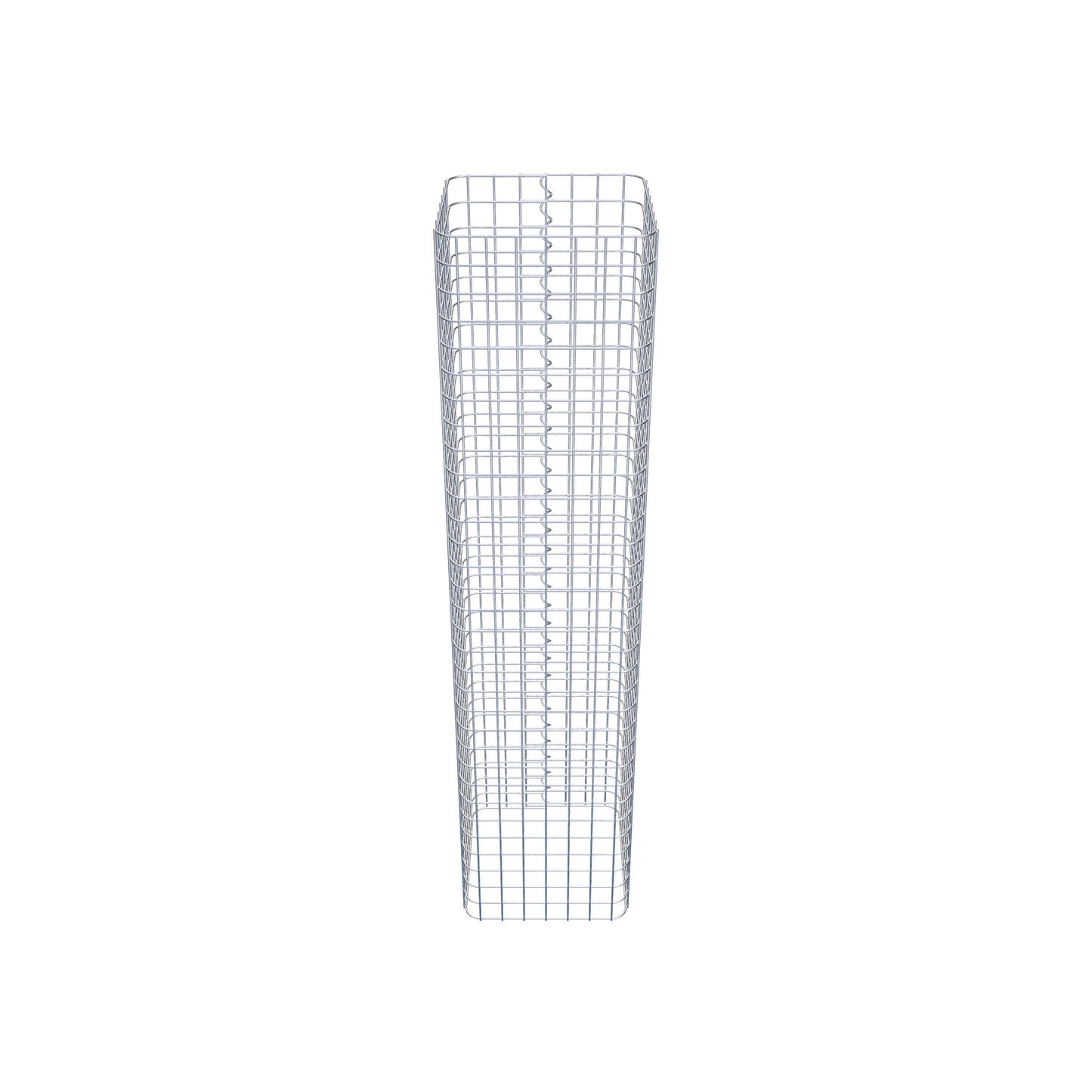 Gabionpelare vinkelrät 37 cm x 37 cm, 160 cm höjd, MW 5 cm x 5 cm