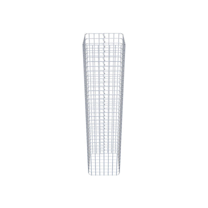 Gabionpelare vinkelrät 37 cm x 37 cm, 160 cm höjd, MW 5 cm x 5 cm