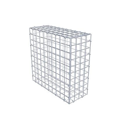 Gabion 50 cm x 50 cm x 20 cm (L x H x D), maskstorlek 5 cm x 5 cm, C-ring