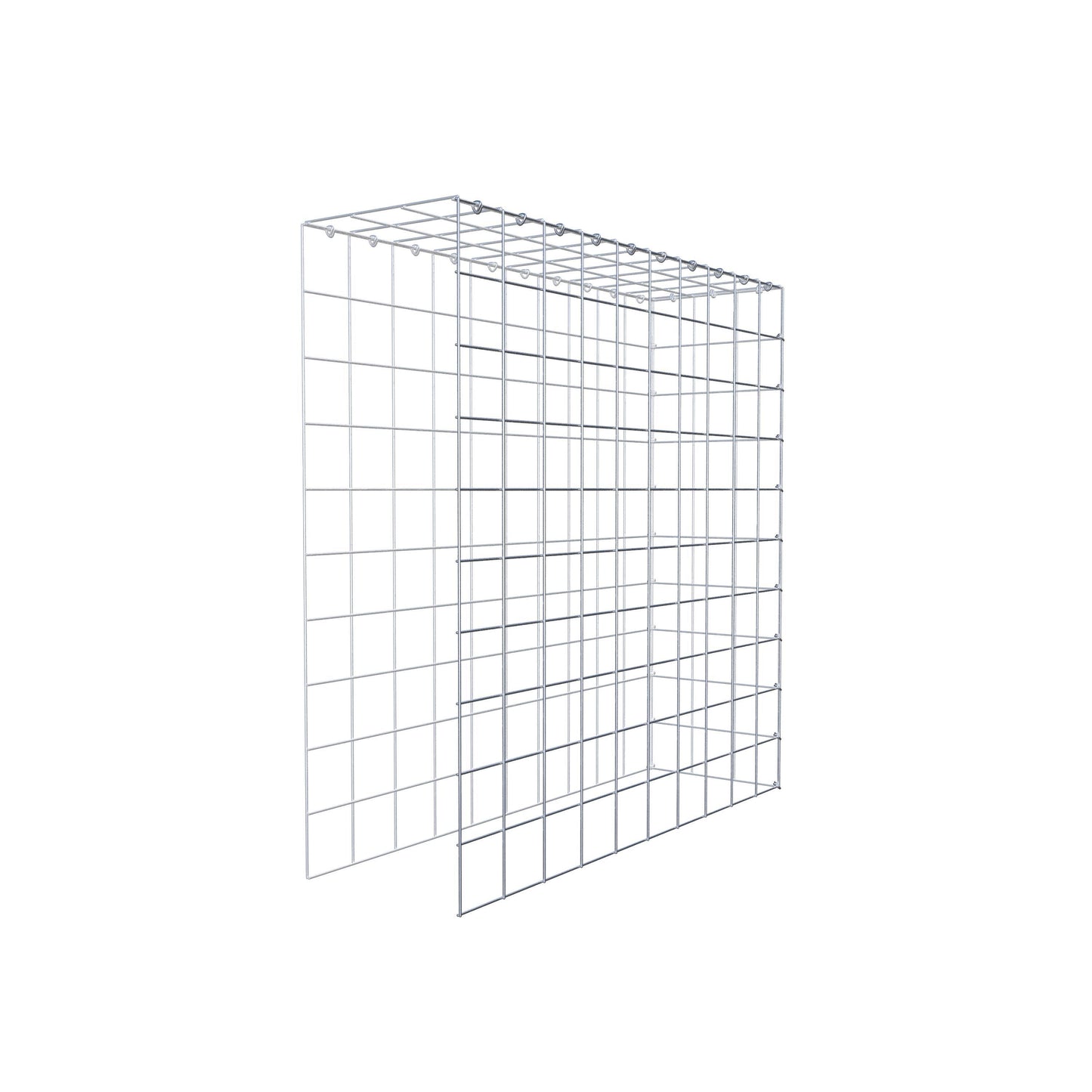 Gavión adicional tipo 4 100 cm x 100 cm x 30 cm (L x A x P), malla 10 cm x 10 cm, anillo en C