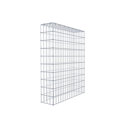 Monteret gabion type 3 100 cm x 80 cm x 20 cm (L x H x D), maskestørrelse 5 cm x 10 cm, C-ring