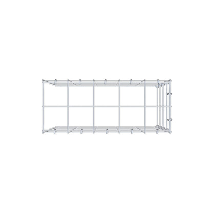 Monteret gabion type 4 50 cm x 40 cm x 20 cm (L x H x D), maskestørrelse 10 cm x 10 cm, C-ring