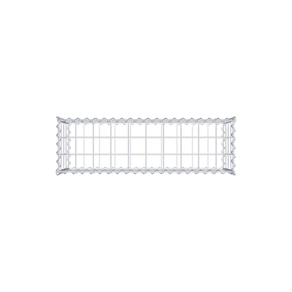 Gabione 100 cm x 40 cm x 30 cm (L x H x T), Maschenweite 10 cm x 10 cm, Spirale