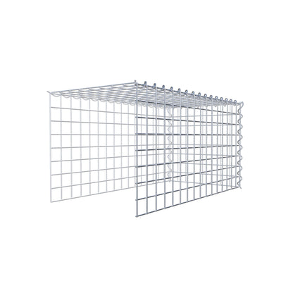 Anbaugabione Typ 4 80 cm x 40 cm x 40 cm (L x H x T), Maschenweite 5 cm x 5 cm, Spirale