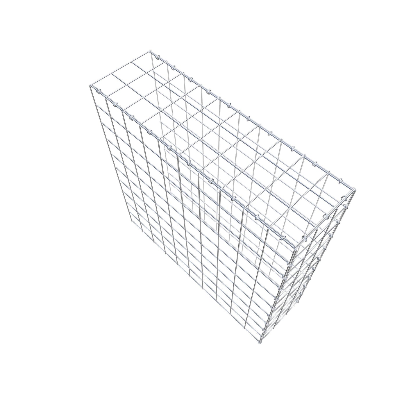 Gavión adicional tipo 4 100 cm x 100 cm x 30 cm (L x A x P), malla 10 cm x 10 cm, anillo en C