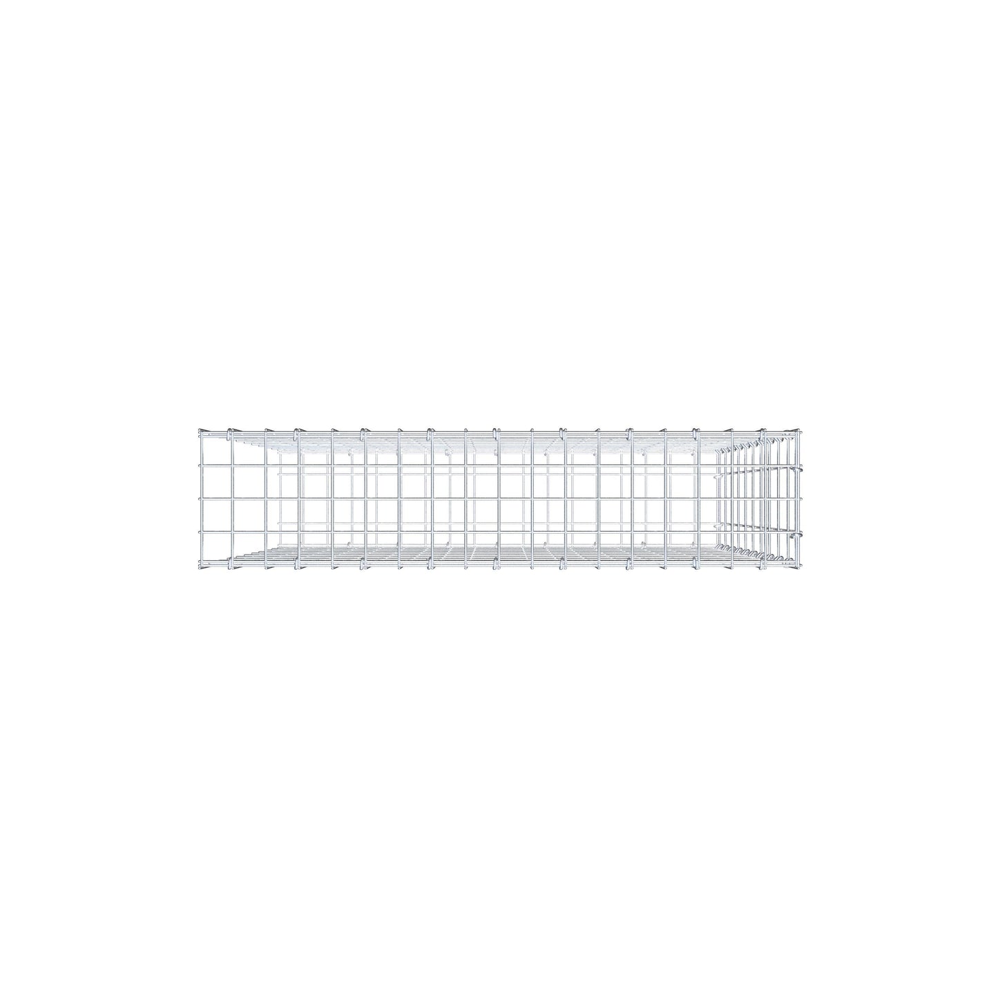 Pila adicional tipo 2 100 cm x 90 cm x 20 cm, malla 5 cm x 10 cm, anillo en C